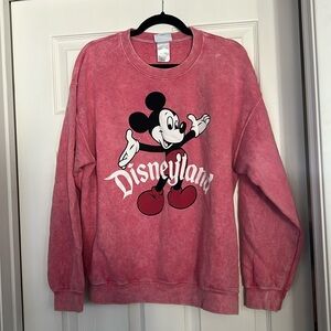 Pink Disneyland Crewneck Sweatshirtrt